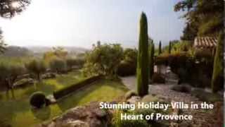 preview picture of video 'Bastide des Cypres Holiday Villa Provence'