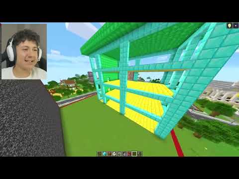 NOOB vs PRO vs HACKER EN UZUN APARTMAN YAPI KAPIŞMASI! - Minecraft