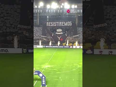 MOSAICO ABSURDO! OLHA A FESTA SENSACIONAL QUE A TORCIDA DO VASCO FEZ EM SÃO JANUÁRIO!