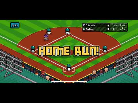Pixel Pro Baseball Walkthrough Gameplay Colorado vs Seattle - YouTube
