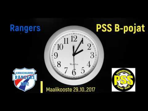 Maalikooste Rangers - PSS B-pojat (Sarjapeli 29.10.2017)