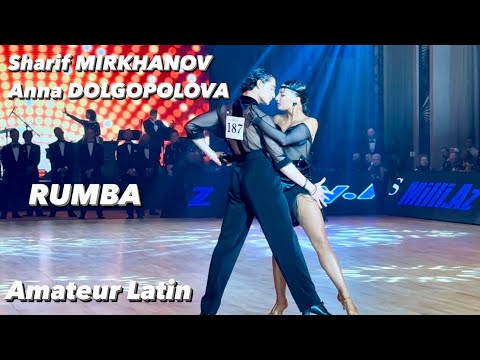 Sharif Mirkhanov - Anna Dolgopolova | Rumba | Azerbaijan Dance Festival 2023 | Amateur Latin