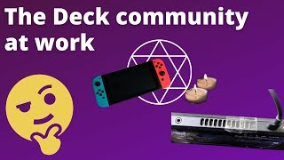 Weird and interesting ways that people are using their Steam Deck... vent taping is one