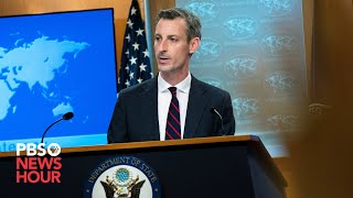 WATCH LIVE: State Department spokesperson Ned Price holds news briefing