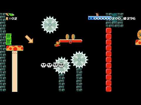 Blue Lift platforming #3 by narox158 🍄Super Mario Maker 2 ✹Switch✹ No Commentary #cxv
