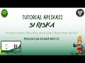 TUTORIAL PENGGUNAAN APLIKASI SIRISKA Sistem Informasi Reporting Dan Inspeksi Kebersihan Kantor