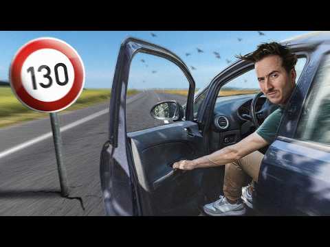 Ouvrir la portière à 130km/h : ça fait quoi ?