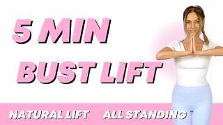 5  Minute Natural Bust Lift Workout at Home