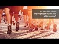 How long should I rest after a race?