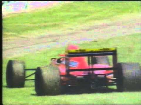 1992 Imola 2 Alesi collides with Berger  Race
