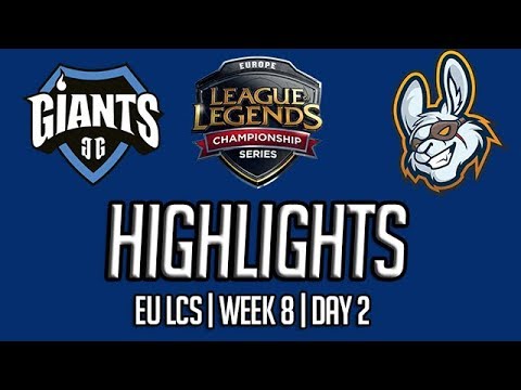 EU LCS GAME HIGHLIGHTS | Misfits Gaming vs Giants | Week 8 | Day 2 | 2018
