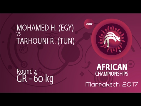 Round 4 GR - 60 kg: H. MOHAMED (EGY) df. R. TARHOUNI (TUN) by TF, 8-0