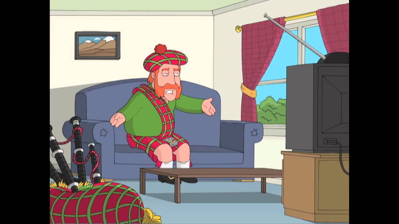 A Scotsman who can't watch a movie without shouting at the screen - HIGH QUALITY