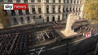 Armistice 100: Watch the UK fall silent on the 11th hour