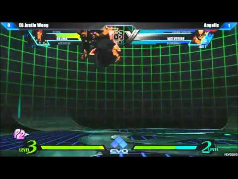UMvC3 EG Justin Wong vs Angelic - EVO 2013 Top 8