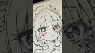 ⚡️毎日アナログ原画制作チャレンジ中！✍🏻 #アナログイラスト #drawing #animeart  #shorts