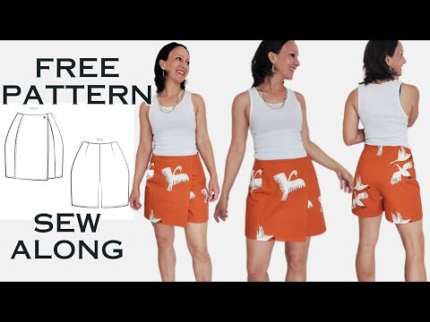 NÄHEN Sie diesen SÜSSEN Skort mit mir! 🔥 Kostenloses Muster + anfängerfreundliches Tutorial"