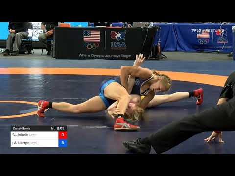 50 Kg Consolation Stefana Jelacic Sunkist Kids Wrestling Club Vs Alyssa Lampe Sunkist Kids Wrestli