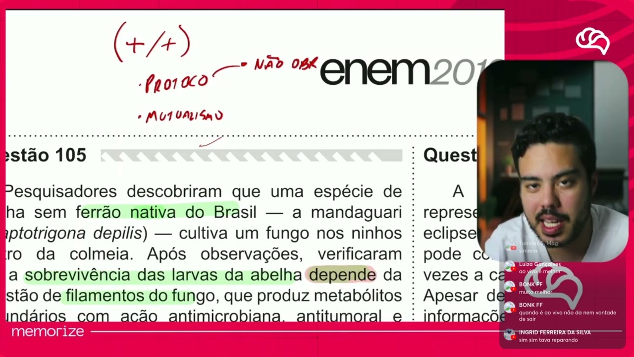 Resolução em Vídeo — Questão 105 ENEM 2019 PPL