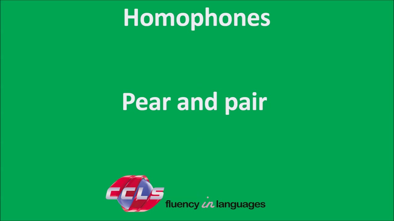 Homophones part 2