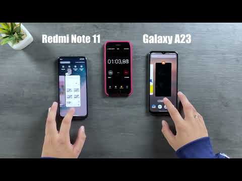 Galaxy A23 vs Redmi Note 11 Speed Test
