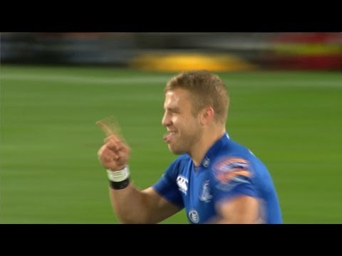 Ian Madigan 5th penalty  Munster v Leinster 5th Oct 2013