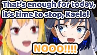 Kaela Was THROWING A FIT Because Kronii Wants to End The Stream