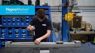 HepcoMotion - Adjusting and Testing the Belt Tension for a Hepco DLS Linear Actuator