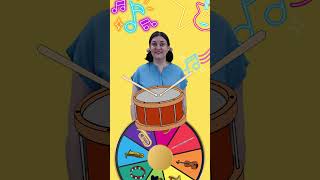 Spin The Wheels Of Instruments - Easy Music for Kids #kidsmusic
