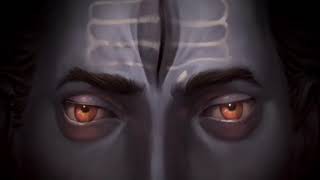 Lord Shiva opening Third eye