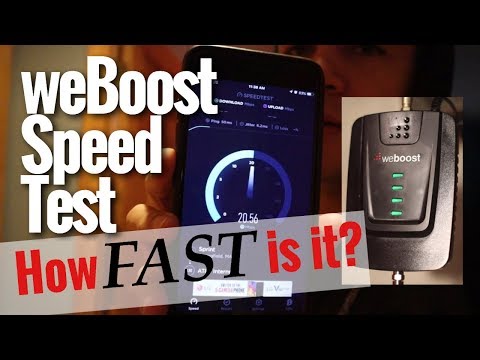 WeBoost Connect 4g Cell Phone Booster Speed Test: 33 degrees and cloudy