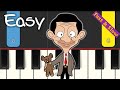 Mr. Bean Animated Series Theme Song - EASY PIANO TUTORIAL