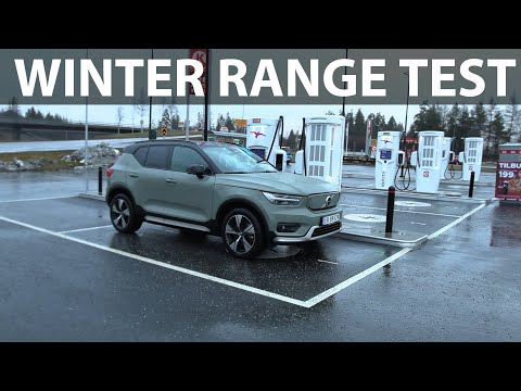  Volvo XC40 Recharge Twin Pure Electric (75kWh AWD) range test video