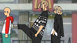 Download lagu animasi lucu - mikey vs saitama Tokyo Revengers - aunimation mp3