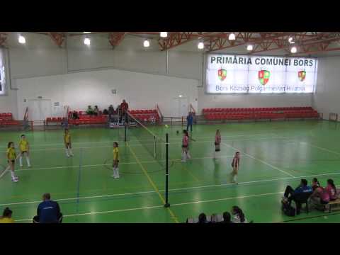 Minivolei femini CS Victoria Nadlac  CS Ocna Mures Set II 25 10, Cupa 24 ianuarie, Bors 2015