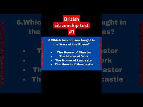 Life in the Uk test 2024 ||Britishcitizenship test #1#british #britishcitizenshiptest