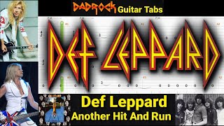 Another Hit And Run - Def Leppard - Guitar + Bass TABS Lesson