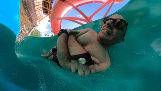 Going Down 3 Water slides at Adventure Island's Splash Attack