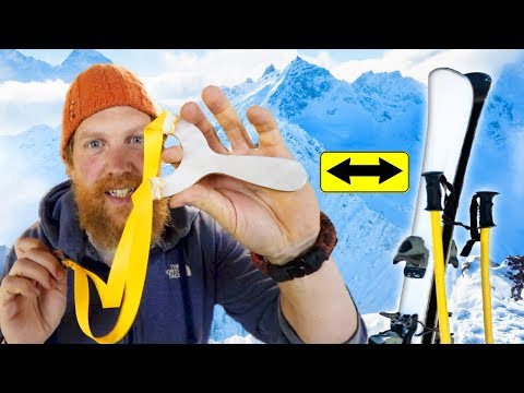 How To Make A Slingshot Out of An Old Ski | DIY Slingshot | Trick Shot Tuesday Ep. #11 Video