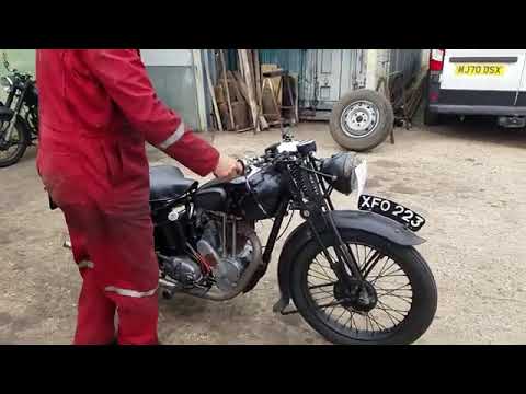 1937 Sunbeam Model 14 250cc at Andy Tiernans #08629SBM