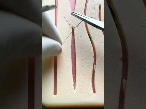 Buried horizontal mattress suture