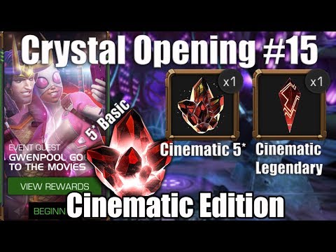 Crystal Opening #15 Cinematic Edition! 5* and Legendary Crystal!! (MCOC)