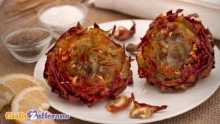 Artichokes Jewish-style ( carciofi alla giudia ) - Italian recipe