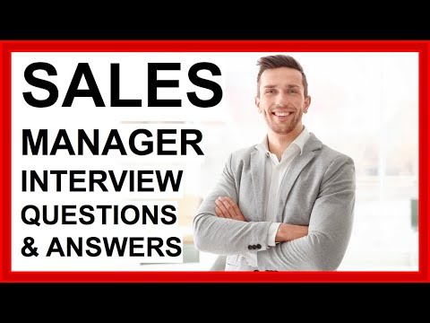 SALES MANAGER Interview Questions And Answers (How To PASS a SALES Interview!)