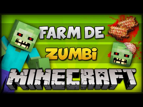 ✔ Minecraft: FARM DE ZUMBI - MOB SPAWNER (Fácil, Eficiente e Automática) [Tutorial] Video