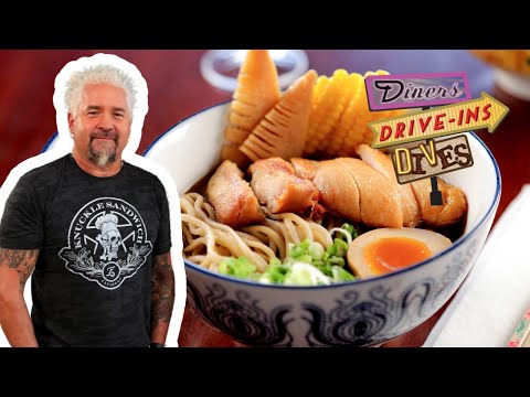 Guy Eats LIGHTS OUT Noodles + Crawfish Dumplings in TN | Diners, Drive-Ins and Dives | Food Network