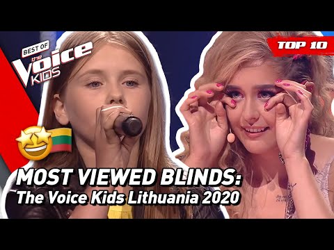 TOP 10 | MOST VIEWED Blind Auditions of 2020: Lithuania 🇱🇹 | The Voice Kids
