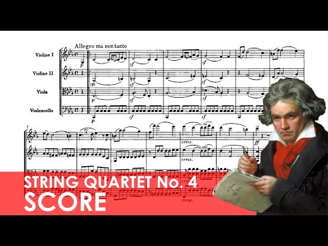 BEETHOVEN String Quartet No. 4 in C minor (Op. 18, No. 4) Score