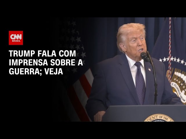 Trump fala à imprensa sobre guerra no Oriente Médio | HORA H