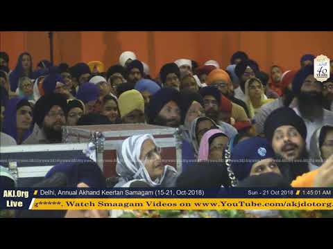 084 Delhi 20Oct2018 SatEve RSK Bhai Manpreet Singh Jee & Bhai Jagpal Singh Jee